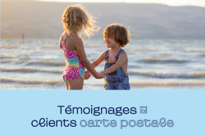 Témoignages clients carte postale