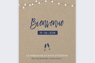 Nos panneaux de bienvenue mariage
