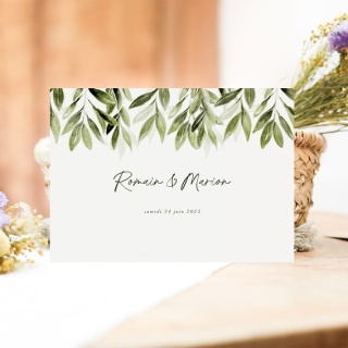 ambiance mariage nature green love