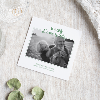Invitation anniversaire de mariage