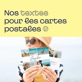 Texte carte postale