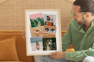 Ajoutez un cadre à votre poster pêle-mêle