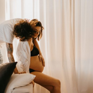 shooting grossesse couple