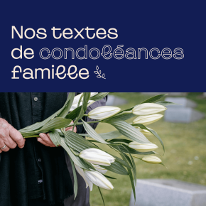Condoléances famille