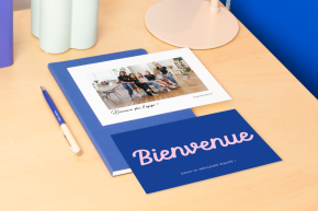 Carte de bienvenue entreprise