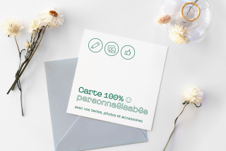 Faire-part 100% personnalisable