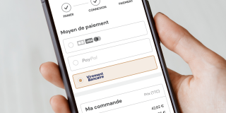 1. Choisissez le paiement par virement