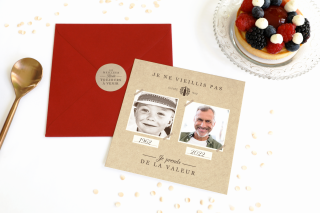 Invitation anniversaire adulte
