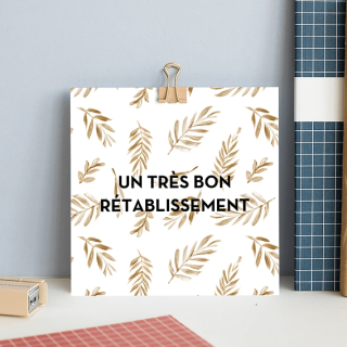 carte bon rétablissement