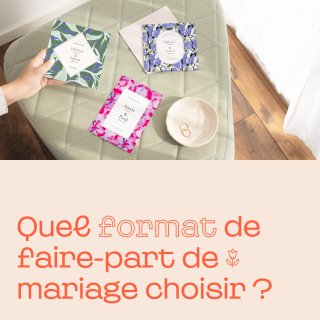 Format faire-part de mariage