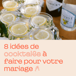 Cocktails mariage