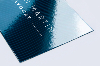 Papier mat pelliculé