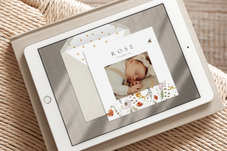 Faire-part naissance virtuel