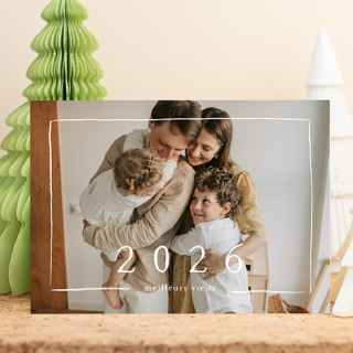 carte de vœux simple