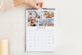 Le calendrier photo mural
