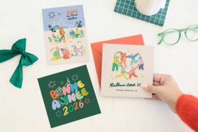 Carte de vœux solidaire