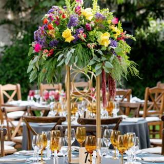 ambiance mariage colorée été