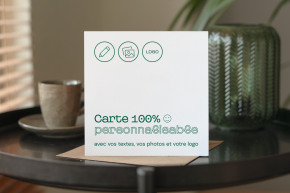 Carte 100% personnalisable