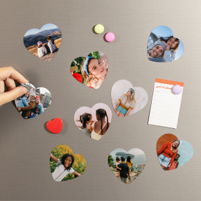 Magnet photo cœur