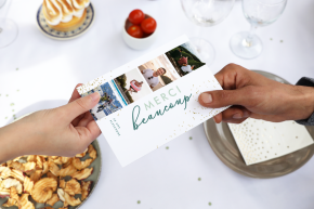 Carte remerciement anniversaire