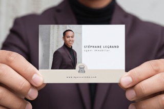 TOP 1 carte de visite agent immobilier