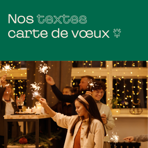 Texte carte de voeux