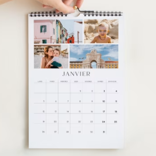 Calendrier photo à personnaliser