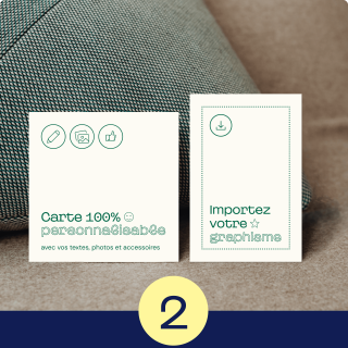 Personnalisez votre carte
