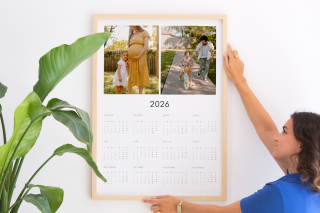 Calendrier poster grand format