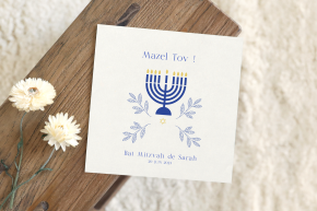 Faire-part bar-mitzvah