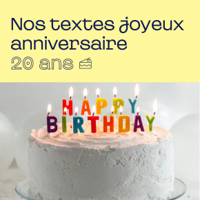 Texte souhaits anniversaire