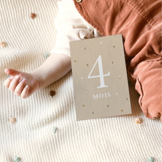 Carte étapes bébé