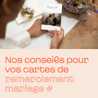 Conseils remerciements mariage