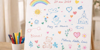 Le mur d’expression artistique du baptême