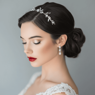 coiffure mariée chignon princesse