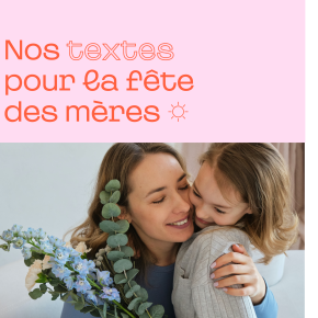Texte carte fête des mères