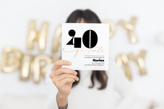 Carte anniversaire 40 ans