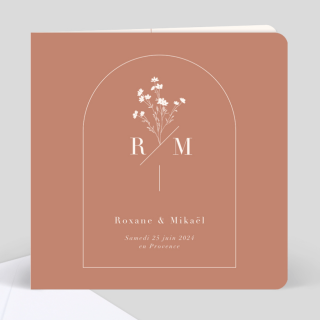 faire-part mariage botanica