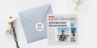 Des stickers d'anniversaire