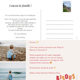 verso cartes postales clients