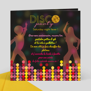cartes-flash/carte-anniversaire/invitation-anniversaire-disco-party