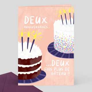 invitation-anniversaire-adulte/double-gateaux