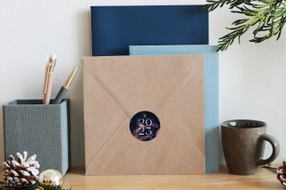 Sticker voeux entreprise