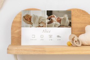 Faire part naissance