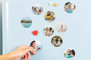 Magnet photo rond
