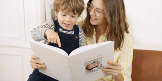 Album photo b&eacute;b&eacute; en tissu