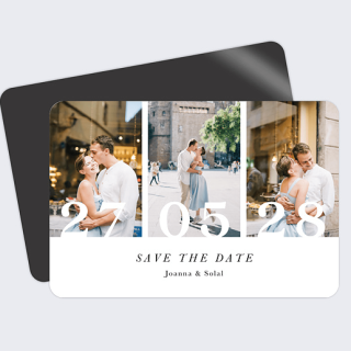 Save the date magnet