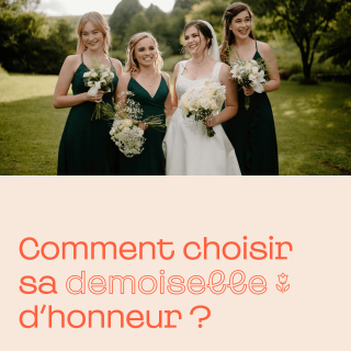 Choisir la demoiselle d'honneur pour son mariage