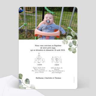 témoignagne faire part bapteme