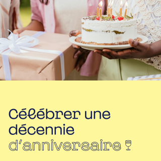 célébrer une décennie d'anniversaire